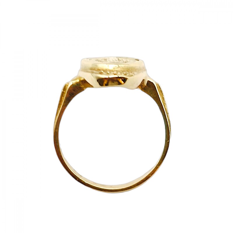 Anillo Virgen Milagrosa-Oro bajo-Sin Piedra-AN8193 sinpiedra