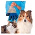 Kit Quita Pelusa Pelo Perro Gato Guante + Cepillo Mascotas Color Variante Naranja