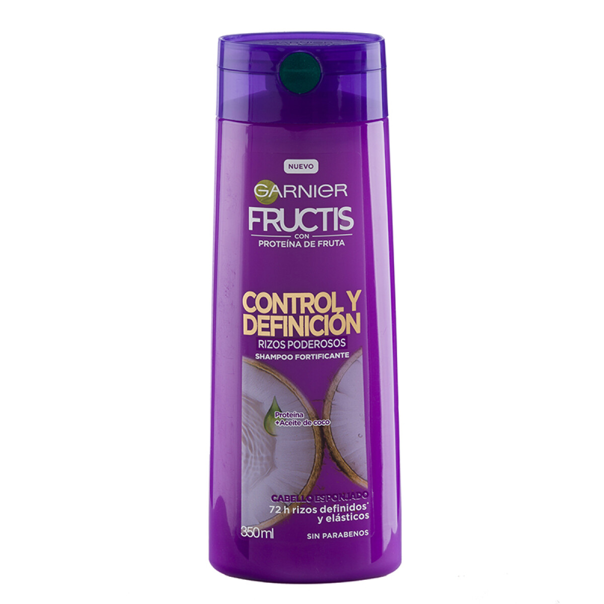 Shampoo Garnier Fructis 350 ml - Control y definición rizos 
