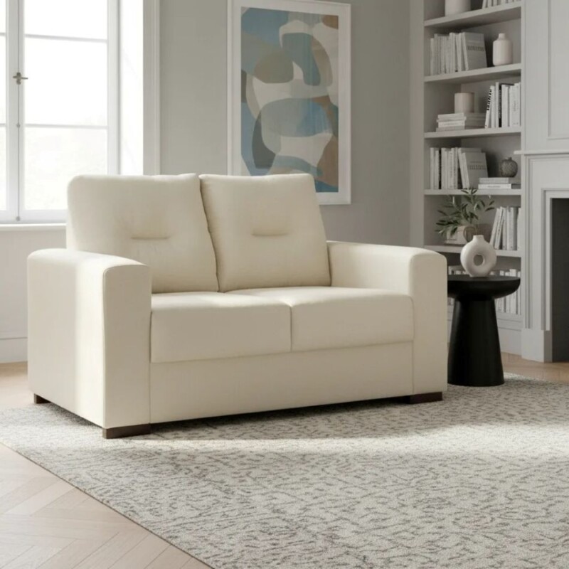 SOFA 2 CUERPOS - TAPIZADO EASY CLEAN BEIGE SOFA 2 CUERPOS - TAPIZADO EASY CLEAN BEIGE