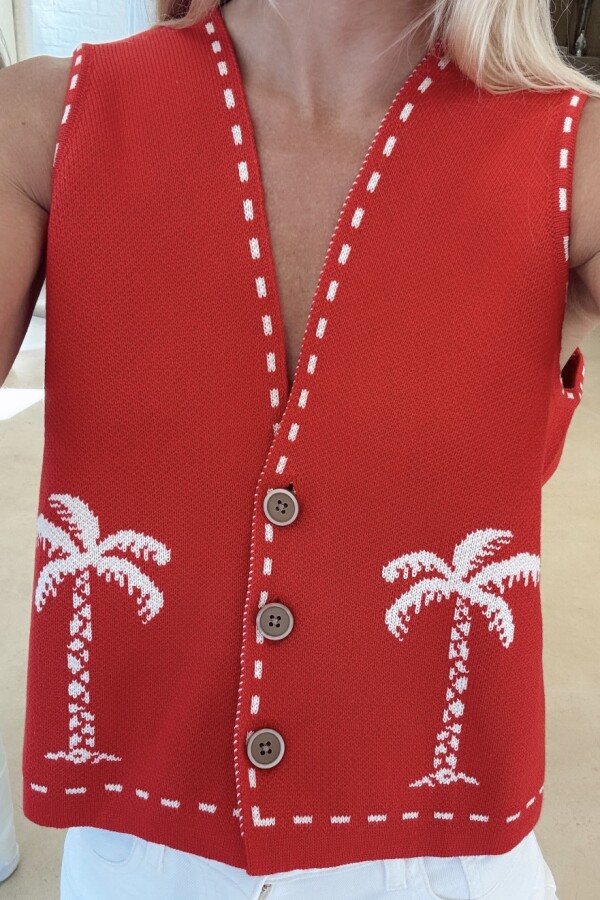 Chaleco Palm Rojo