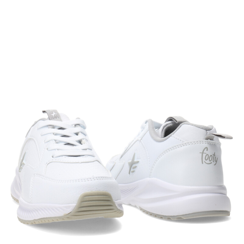 Championes de Niños Footy Atlantis Blanco - Gris