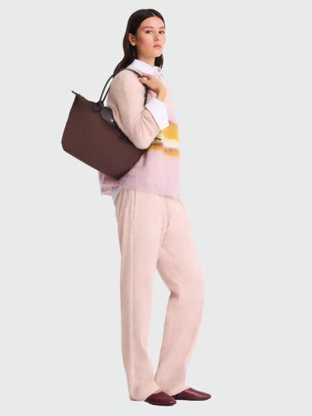 LONGCHAMP - Le Pliage Green M Negro Estampado