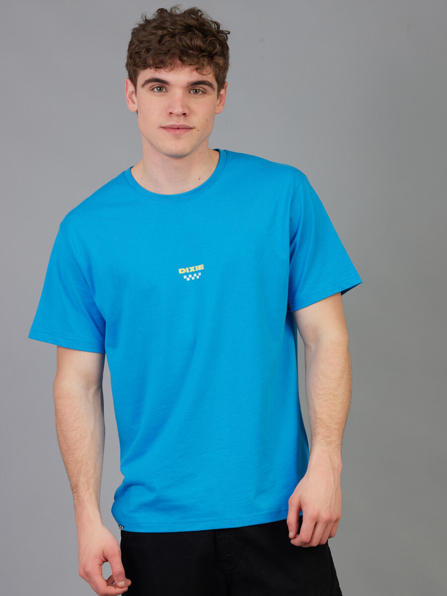 T-SHIRT ZIONA DIXIE - Azul 