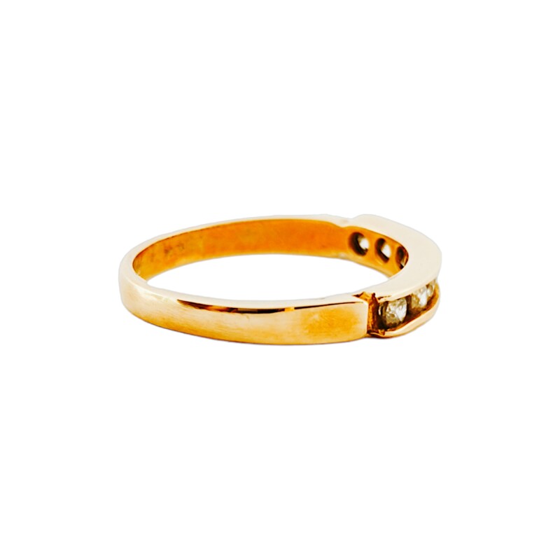 Anillo-Oro bajo-Piedra zirconia-AN8005 conpiedra