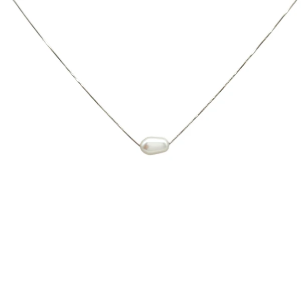 Conjunto colgante de perla - Plata 925 - Perla de río- CJ3075 conperla