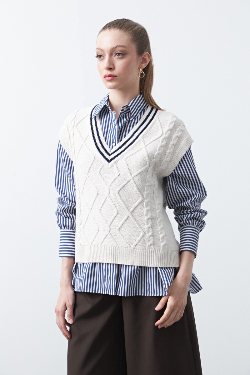 CHALECO ANTLIA Crudo