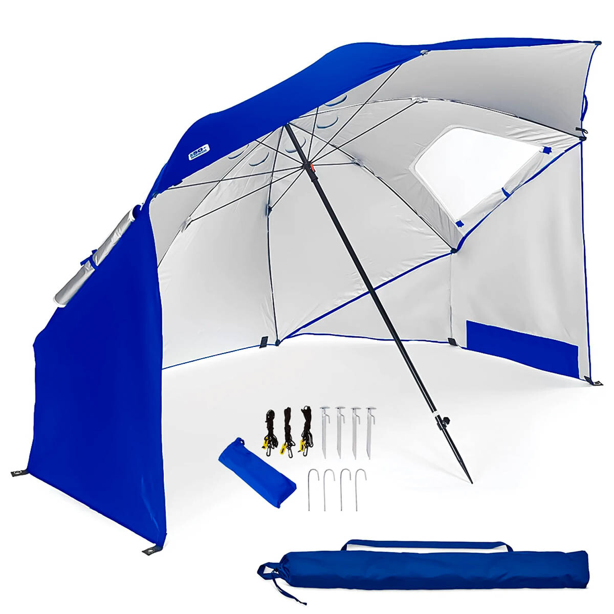 Sombrilla Carpa 2,4m + Acc Filtro Uv50 Playa Camping - Hog002014 