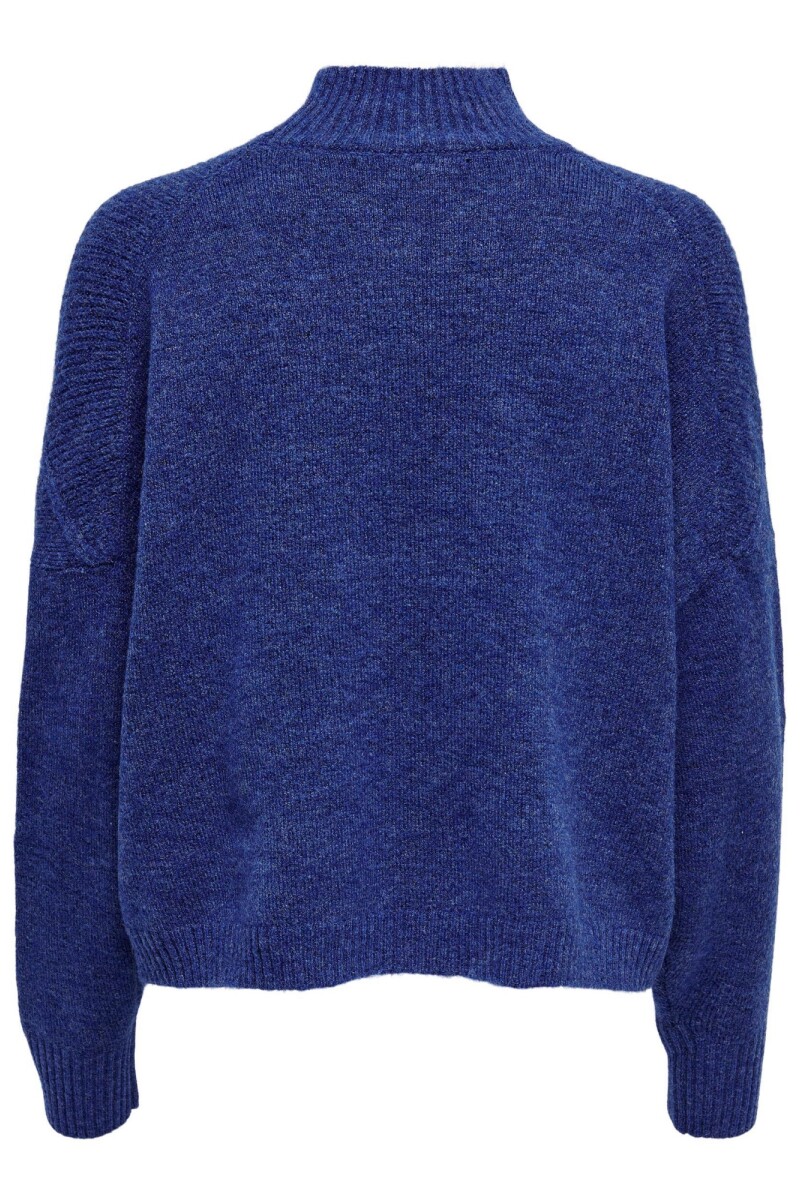 Sweater Silly Cuello Subido Sodalite Blue