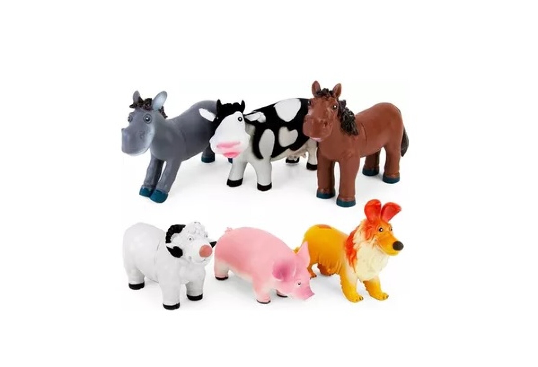 Animales de granja soft x6 