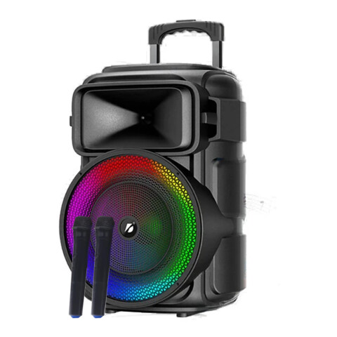 Parlante Kts-2231 12" Micrófono Batería Luces Led PARLANTE KBROAD KTS-2231 12" BAT MIC
