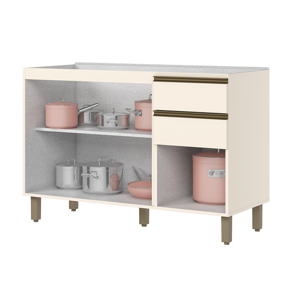 BAJO MESADA ARMARIO 3 PUERTAS 2 CAJONES BAJO MESADA ARMARIO 3 PUERTAS 2 CAJONES