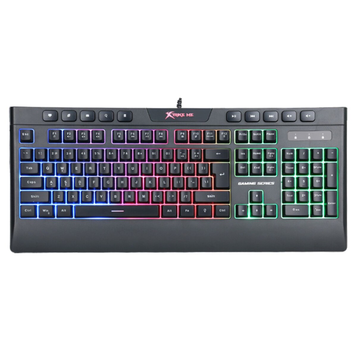 Teclado gamer xtrike me KB-508 negro 