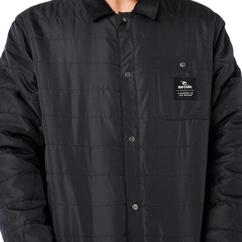 Campera Rip Curl Coastal Quilted Shirt - Negro Campera Rip Curl Coastal Quilted Shirt - Negro