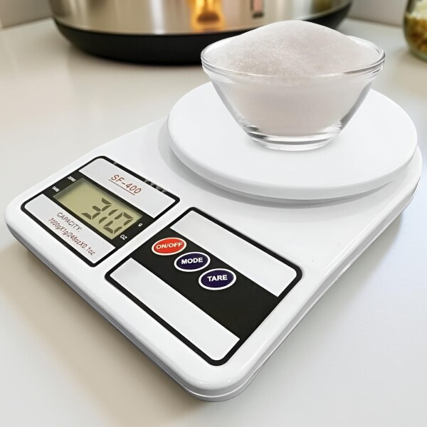 Balanza De Cocina Digital Precisión 1g Capacidad 10 kg Variante Color Blanco