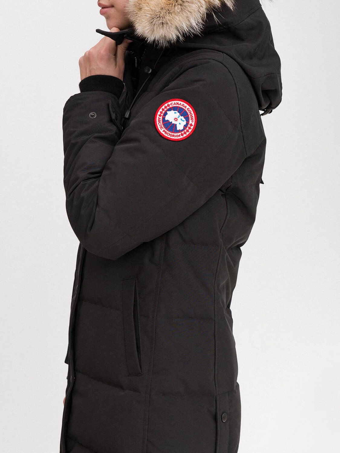 Canada Goose -Campera con capucha, Shelburne Parka Negro