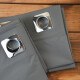 Set x4 paños cortina blackout 1,35m x 1,70m GRIS