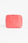 Organizador de viaje rectangular rojo