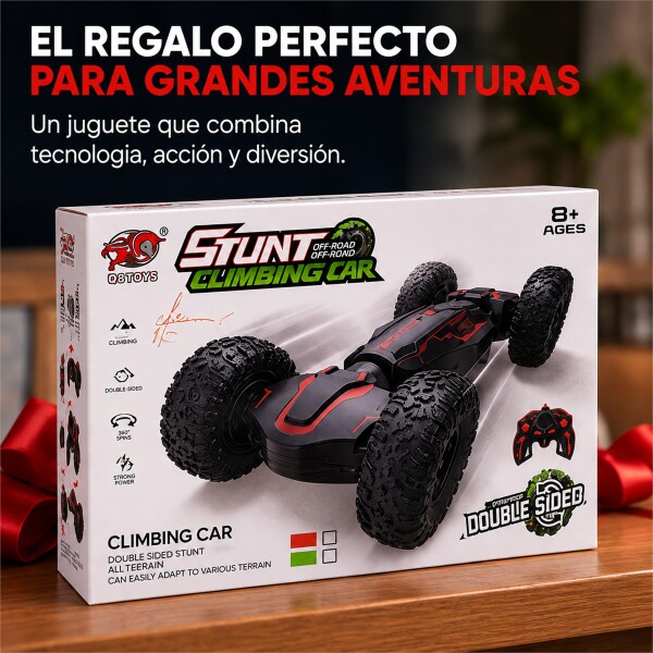Auto Stunt a Control Remoto y por Gestos con Giro 180° Rojo 1