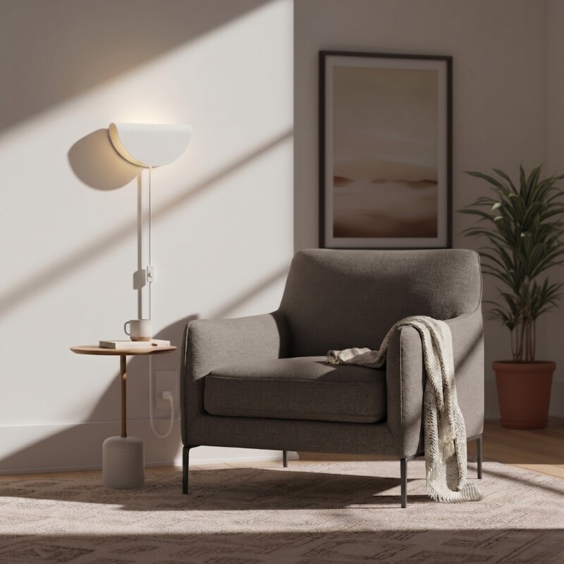 ARTEFACTO DECORATIVO DE PARED BEND Luminaria De Pared Band Blanco