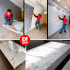 Revestimiento De Pared Flexible PLACA PVC MARMOL 244X120 DISEÑO NEGRO