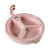 Plato Térmico con Ventosa para Bebé 318 ml ARCOIRIS ROSA