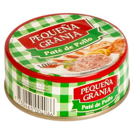 PATE PEQUEÑA GRANJA LATA 100G POLLO Y CARNE PATE PEQUEÑA GRANJA LATA 100G POLLO Y CARNE