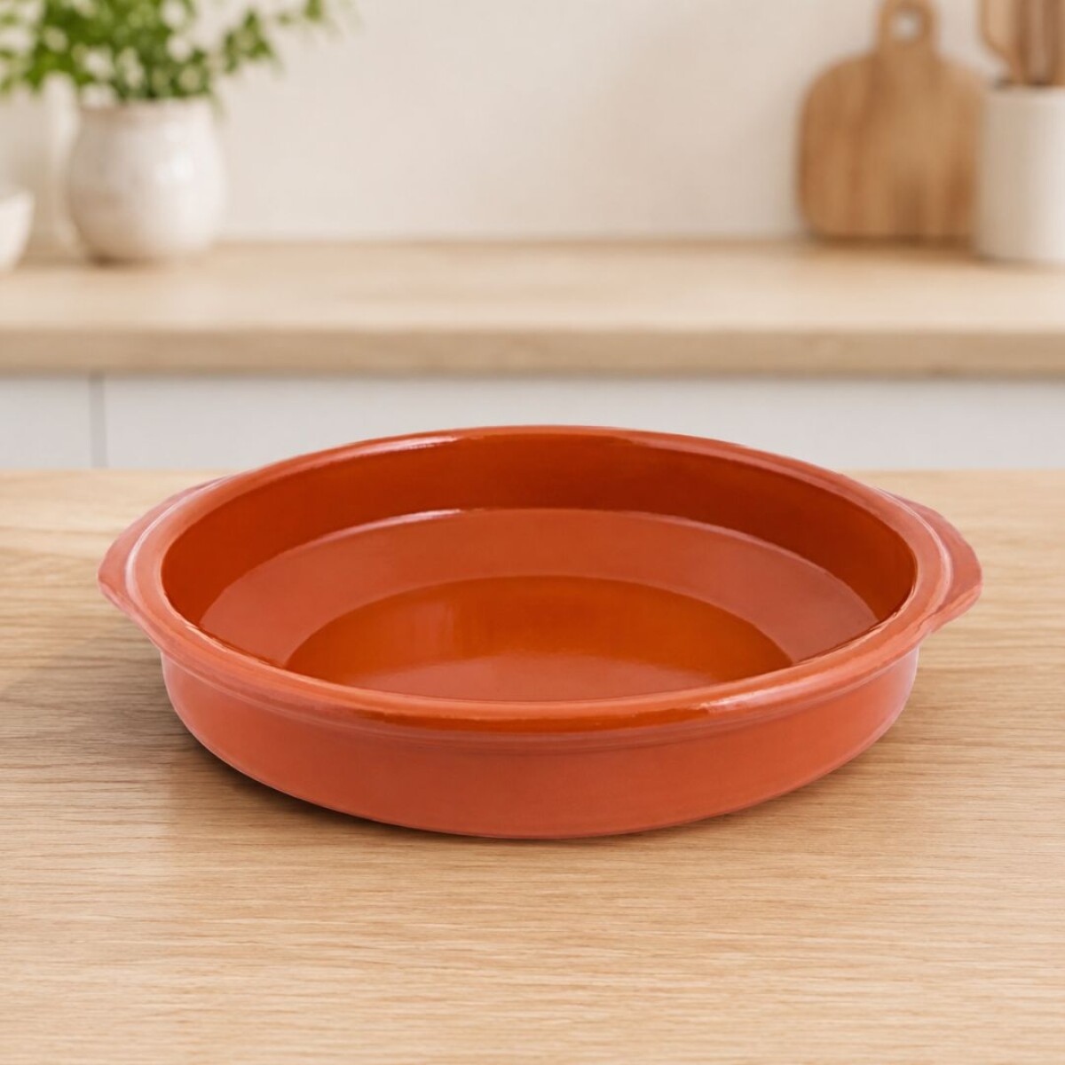 CAZUELA REDONDA DE CERAMICA 16CM CORZANA 