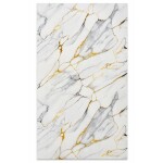 Placa PVC marmol 1,22x2,44m blanco con dorado GM81932JX