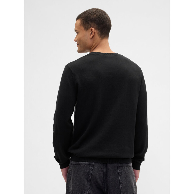 V-FA25 SOLID CORE CREW TRUE BLACK