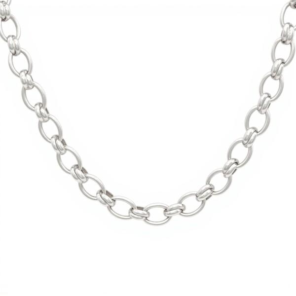 Cadena Rolo Oval-Plata 925-Sin Piedra-CD3227 sinpiedra