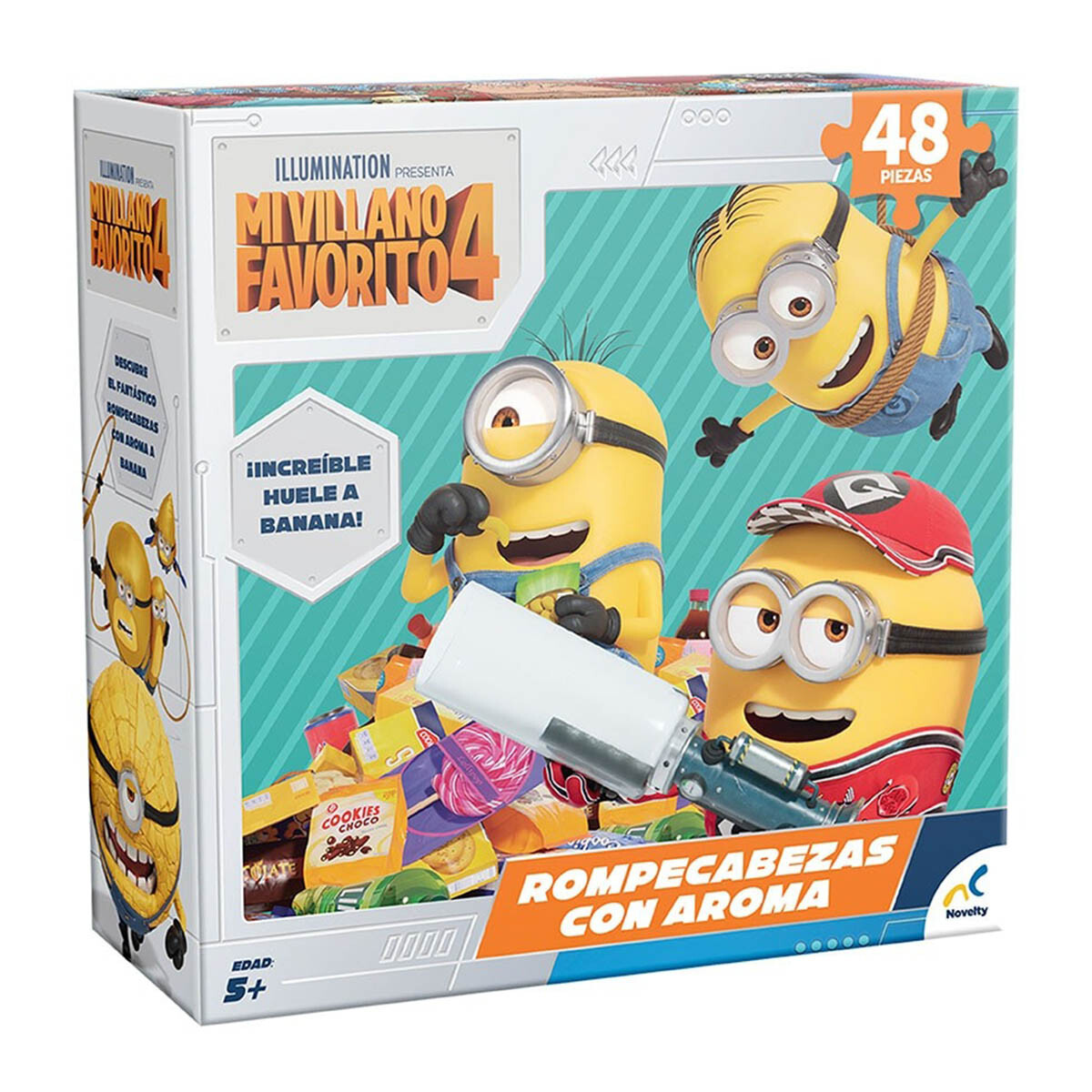 Puzzle Infantil 48p Aroma Banana Mi Villano Favorito 4 