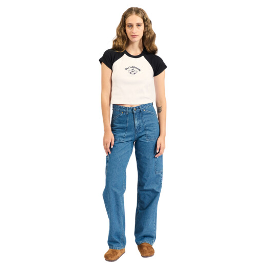 Remera MC Billabong Blissed Ranglan - Negro Remera MC Billabong Blissed Ranglan - Negro