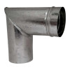 Codo recto caño galvanizado 12 cm Codo recto caño galvanizado 12 cm