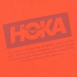 Hoka Remera manga corta Manifesto Gpx Tee Mujer - Naranja Naranja-Naranja