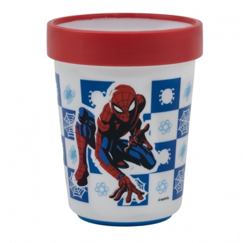 Vaso Micro Bicolor 260 Ml Spider Man BAZAR MICRO BICOLOR PR VASO 260 ML SPIDER 74795