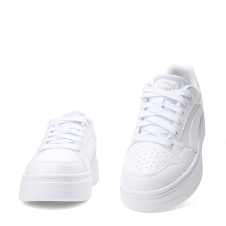 Championes de Mujer Puma Rebound Femme Low Plataforma Blanco