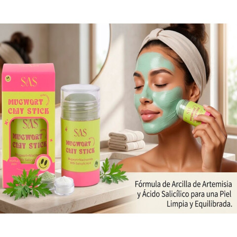 Mascarilla facial en barra de arcilla 30g Mascarilla Facial En Barra De Arcilla 30g