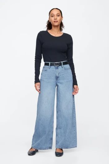 Jean Baggy Mujer Light Wash