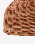 Pantalla para lámpara de techo Jornets de ratán con acabado natural Ø 80 cm Pantalla para lámpara de techo Jornets de ratán con acabado natural Ø 80 cm