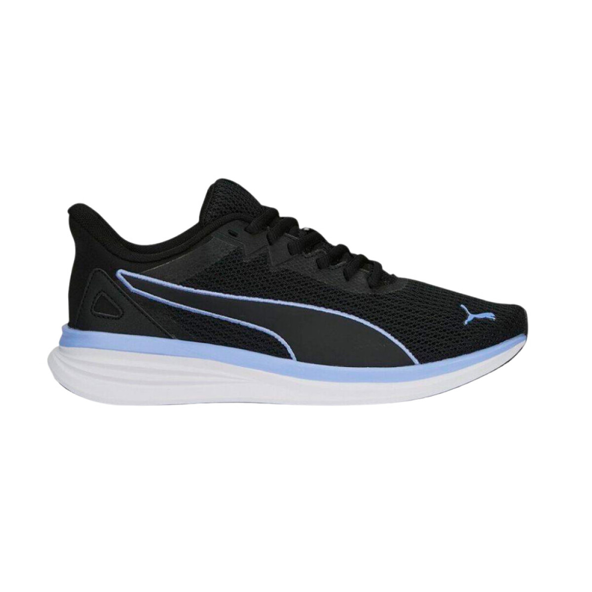 PUMA SHOES TRANSPORT MODERN RUNNING - Black & Light Blue 