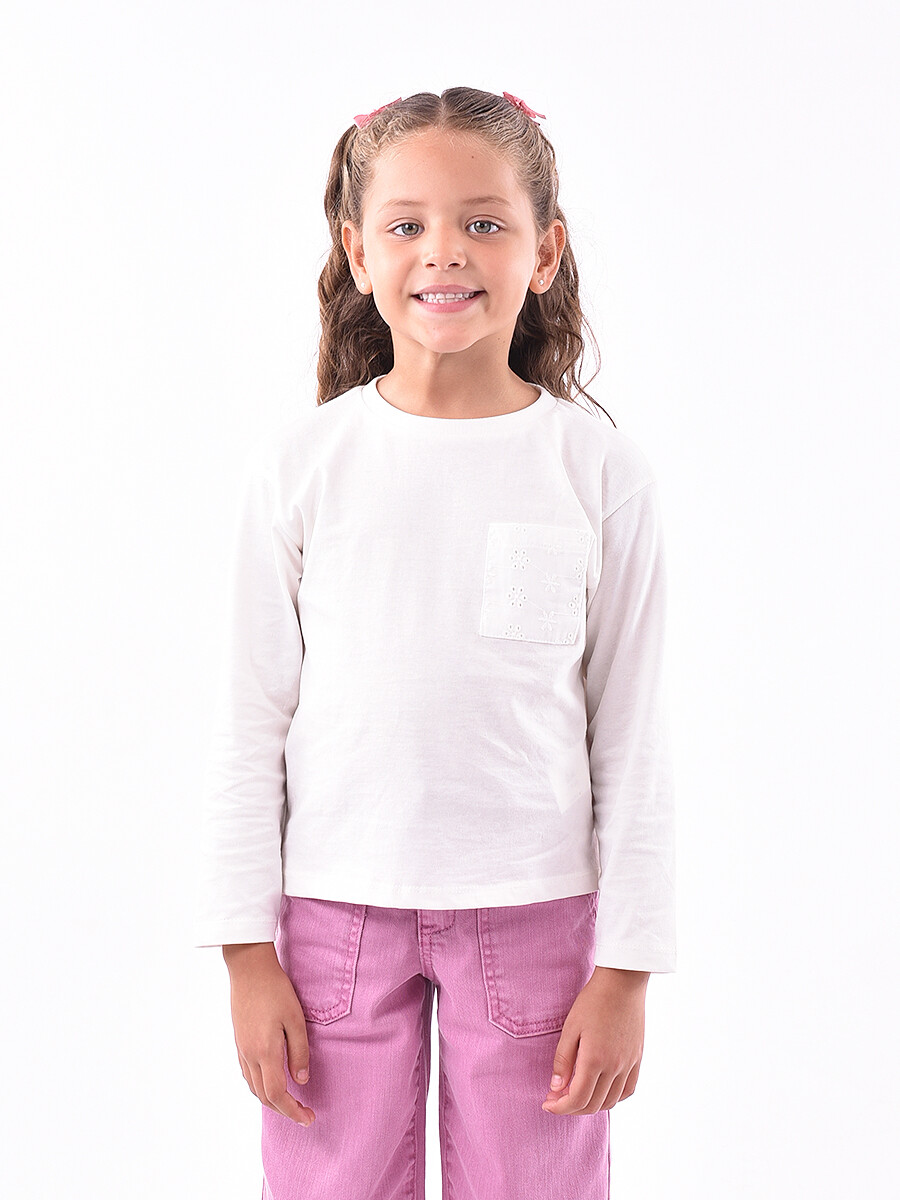 REMERA JULIETA GIRL - OFF WHITE 