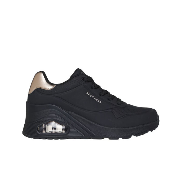 Championes Uno Wedge Hi Steps Negro