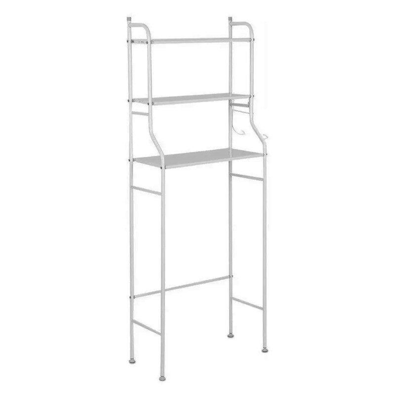 Estante organizador sobre inodoro mueble 1,55 mts BLANCO