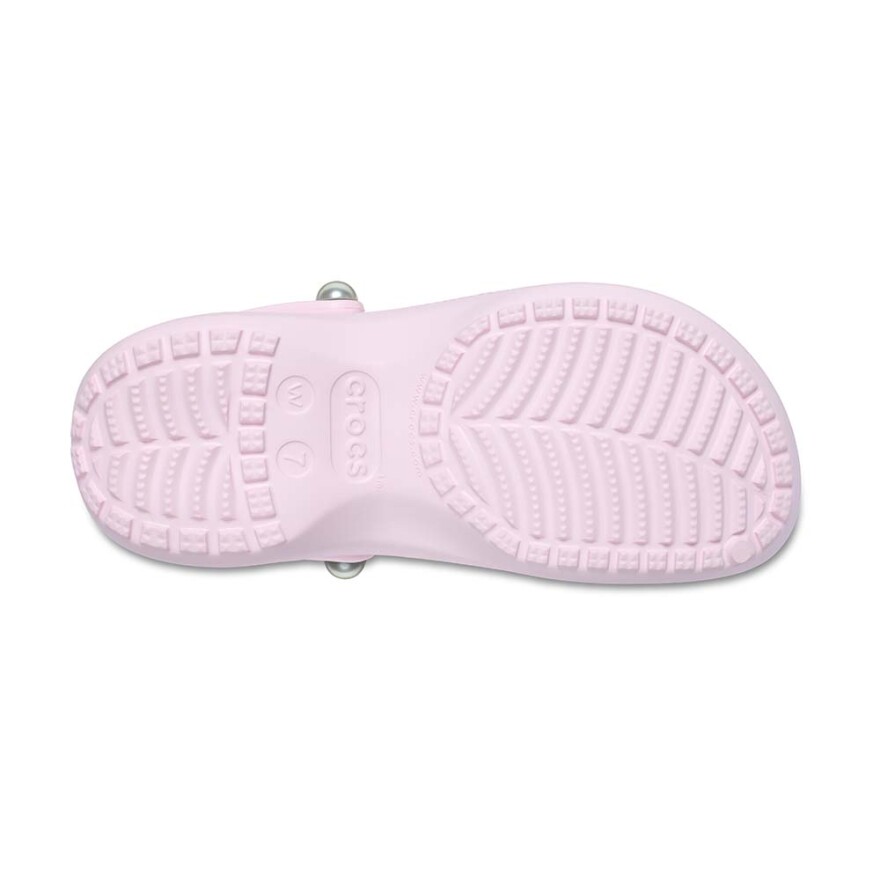 Plataformas Classic Platform Pearl Clog Unisex Pink Milk