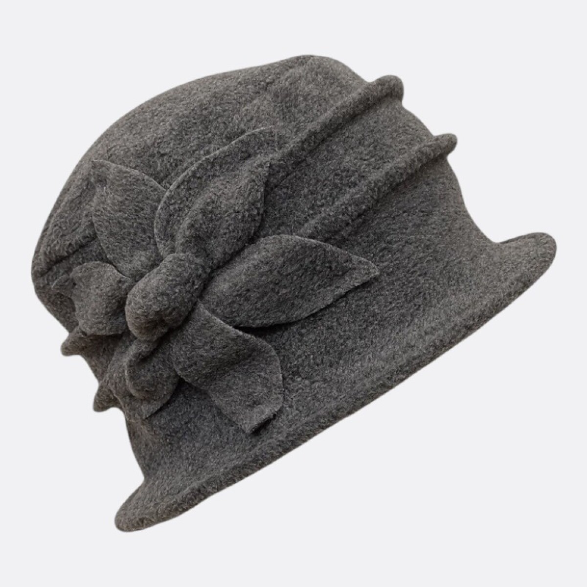 Gorro De Abrigo Cloche Mujer - Gris 