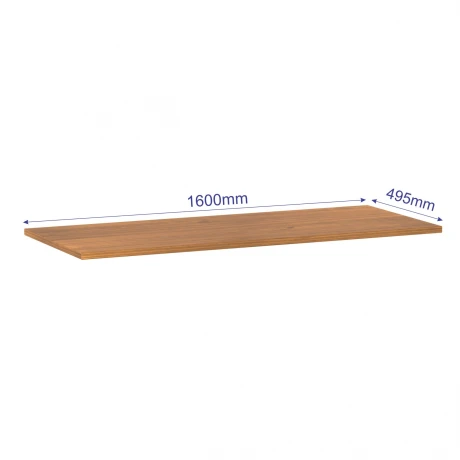 Tapa para bajo mesada 160 cm Roble