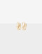 Aros Argollas Metal Argollas De Metal Bold - Dorado