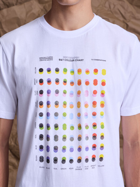 T-SHIRT RISOGRAPHY BLANCO