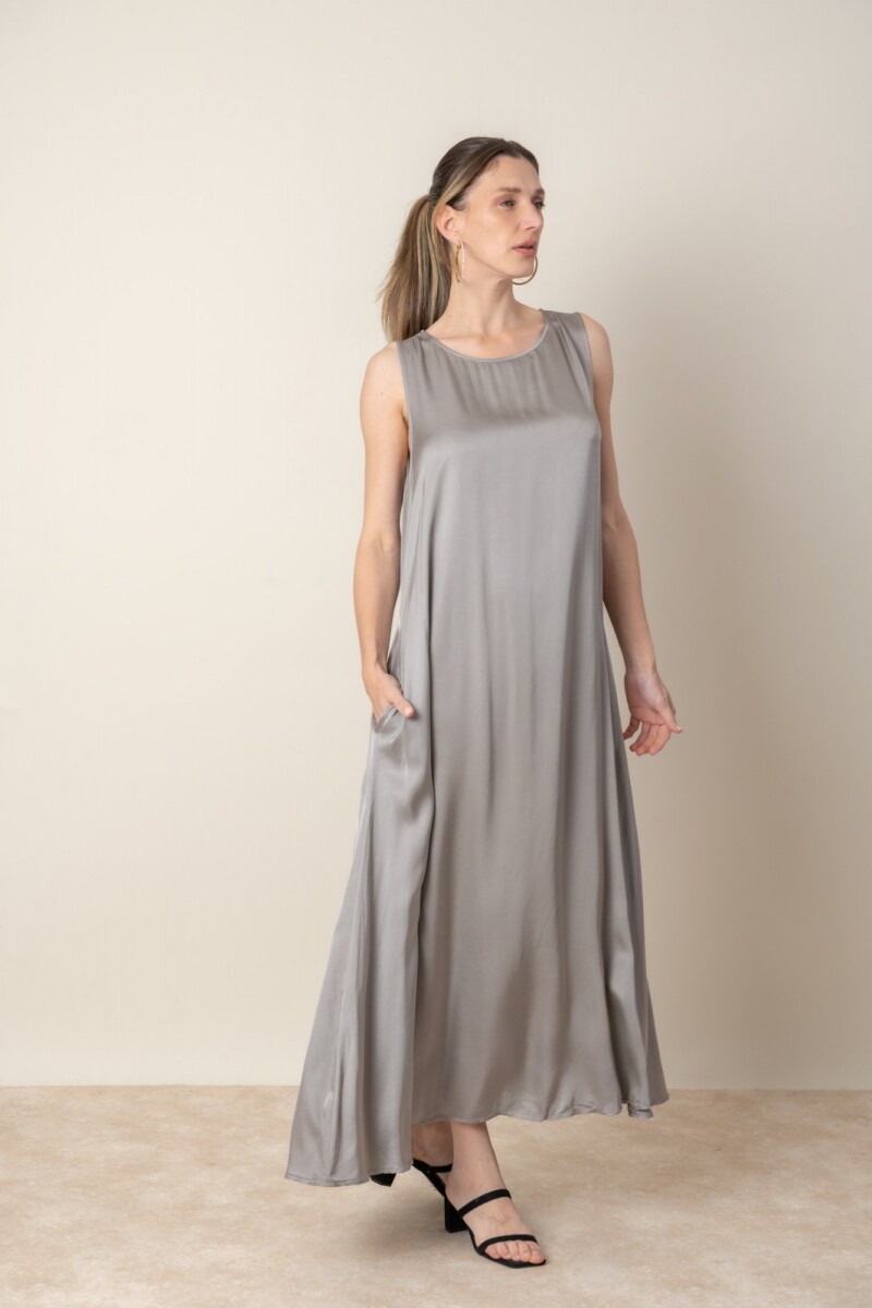 VESTIDO GALAXIA - Visón 